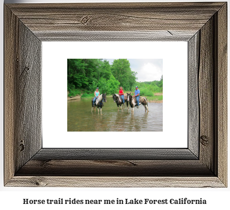 horse trail rides near me in Lake Forest, California